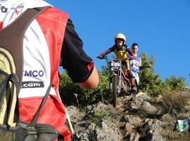 El langreano Rodrigo Marchal, campeón de España de Trial Juvenil 80 CC
