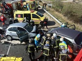 Un muerto y dos heridos graves tras una colisión frontal en Colmenar Viejo