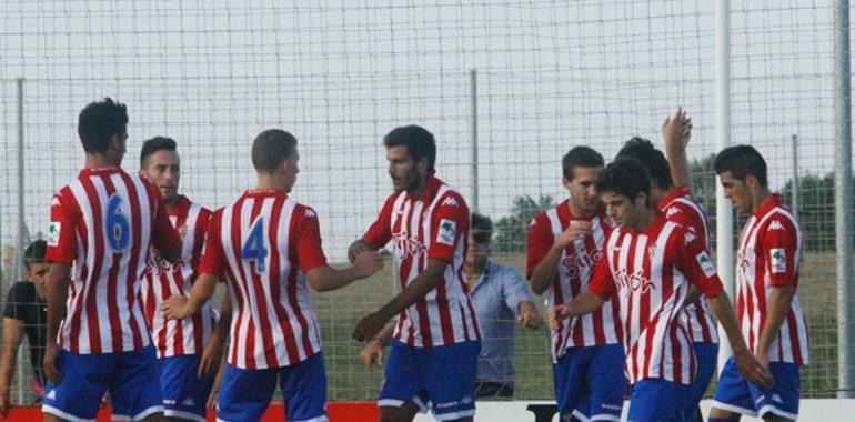 Escaso botín para el Sporting B