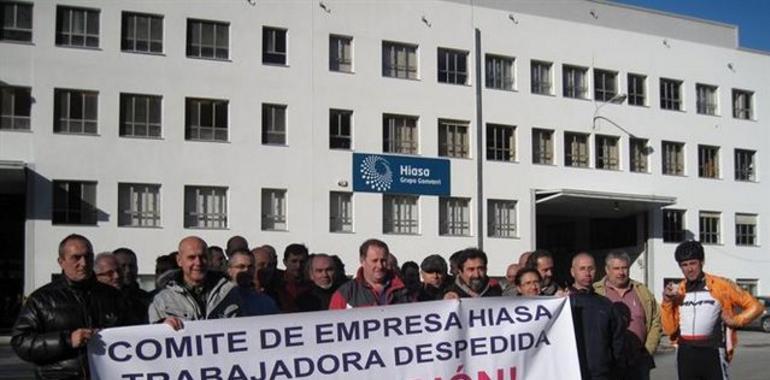 Paro de trabajadores de HIASA en protesta por el despido de una trabajadora