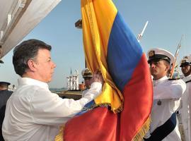 ‘Hoy el Caribe colombiano es una zona tranquila gracias a los marinos’, afirmó el Presidente Santos  