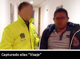 Policía española detiene a \Visaje\, peligroso  criminal colombiano, jefe de los Urabeños