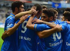 El Oviedo cosecha los tres puntos en Las Gaunas