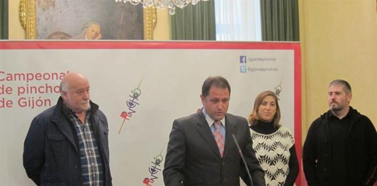 El Campeonato de Pinchos de Gijón se celebra ya en 115 establecimientos de la ciudad