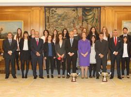 La Reina Sofía recibió al Gijón Solimar