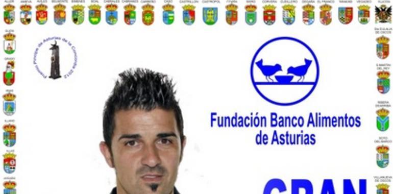 David Villa, imagen de la Caravana Solidaria que recorrerá Asturias
