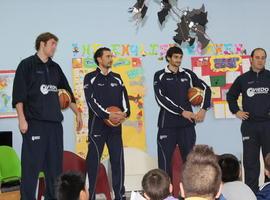 El Oviedo Baloncesto solidario con la Fundación Cruz de la Ángeles