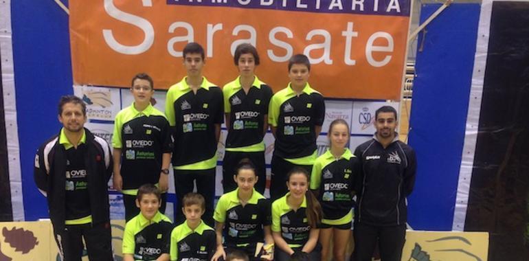 1 oro, 2 platas y 3 bronces para el Bádminton Oviedo en el Máster 8* de Navarra 