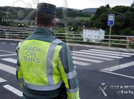 Detenido un kamikaze a la altura de El Caleyu tras 9 km en sentido contrario y bebido