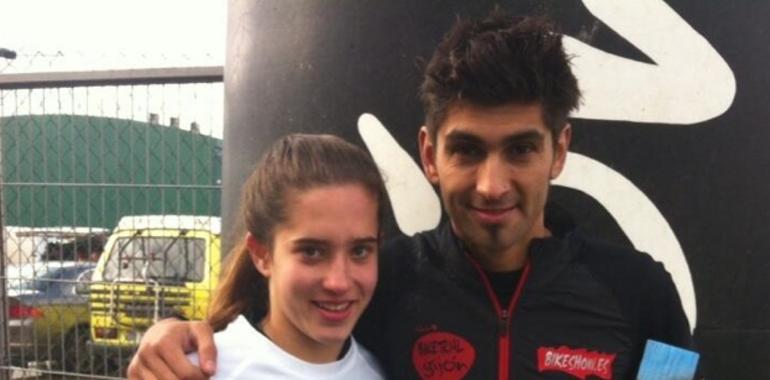 Javi Alonso e Irene Caminos, vencedores del I Open Trial bici Ciudad de Gijón