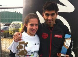 Javi Alonso e Irene Caminos, vencedores del I Open Trial bici \Ciudad de Gijón\
