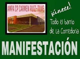 Apoyo a la manifestacion del CP Ruiz Tilve