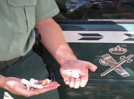 La Guardia Civil interviene 67 dosis de cocaína a un vecino de Llanes