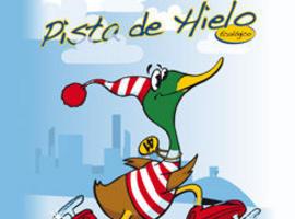 Pista sobre hielo ecológico para los patinadores gijoneses