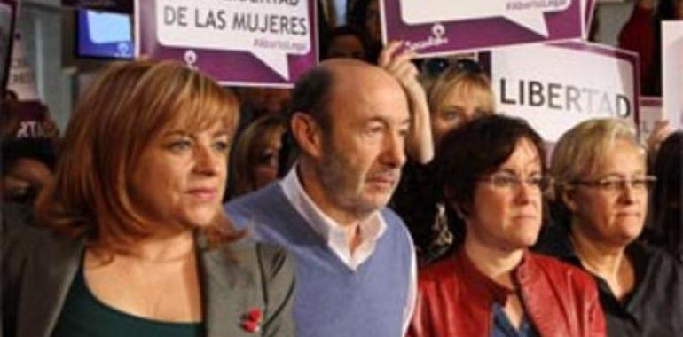 El PSOE llama a la sociedad a parar la Ley contra las mujeres impulsada por el Gobierno inmoral