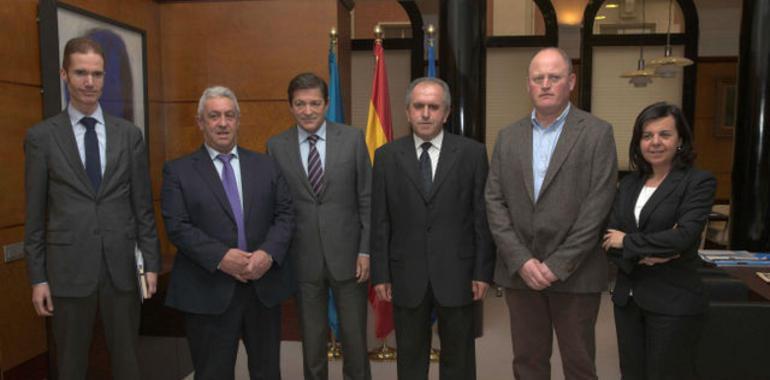 Encuentro del presidente del Principado con las direcciones de Central Lechera y CAPSA