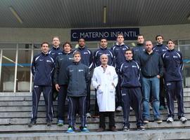 El Oviedo Baloncesto visitó el hospital materno infantil