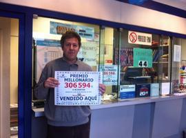 ¡Y más premios! 306.594 euros de la bonoloto a un acertante de primera en Oviedo