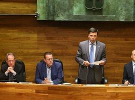 Visita del presidente de la Junta General a Belmonte de Miranda