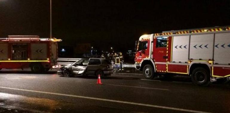 Un herido muy grave en accidente de tráfico en Leganés