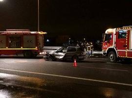 Un herido muy grave en accidente de tráfico en Leganés