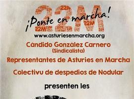 Presentación en Lugones de les Marches de la Dignidá