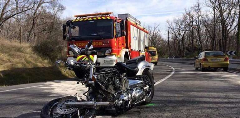 Motorista fallecido tras una colisión en El Escorial