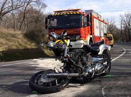 Motorista fallecido tras una colisión en El Escorial