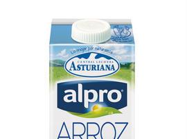 Alpro bebida de arroz, nueva, refrescante y de Central Lechera Asturiana