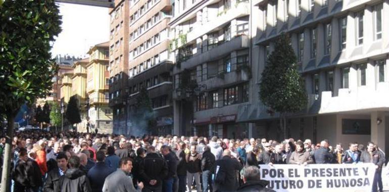 La huelga general en HUNOSA entra en su cuarto día ante el inmovilismo de la empresa