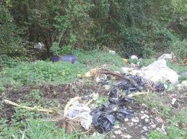 Un nuevo vertedero ilegal en Oviedo