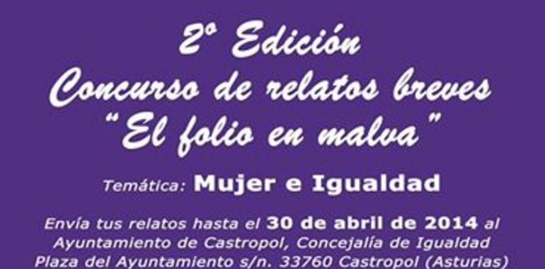 Castropol: Concurso de relatos breves "El folio en malva"