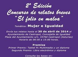 Castropol: Concurso de relatos breves \"El folio en malva\"