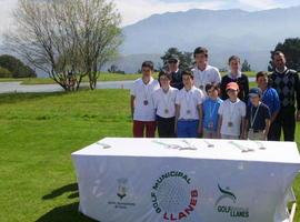Ganadores Juegos Escolares 2014 en el Golf municipal de Llanes