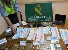 Nueve detenidos en Gijón y Grao por tráfico de drogas 