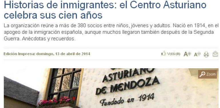 El Centro Asturiano de Mendoza cumple 100 años y mantiene casi 400 socios
