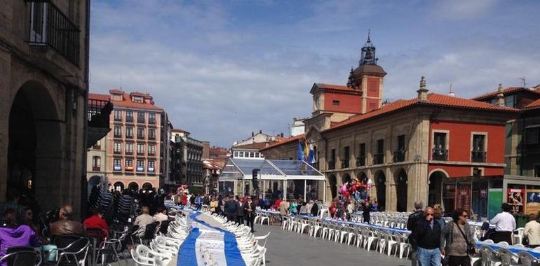 20.000 comensales en comuña en Avilés