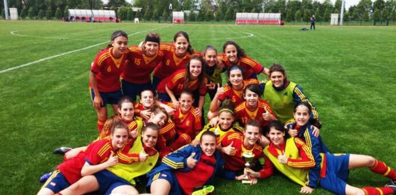 Victoria de España en el Internacional de Serbia con dos goles más de Lucía 