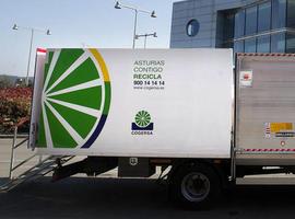 Punto limpio móvil para tóxicos y electrodomésticos en la Asturias rural