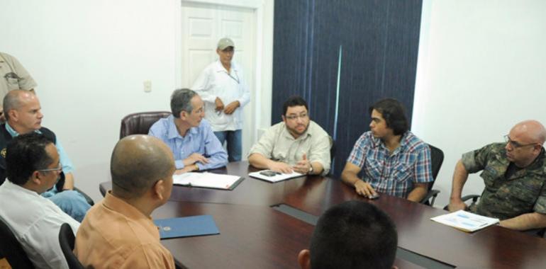 Presidente Colom y Ministro de Gobernación en Petén para evaluar Estado de Sitio 