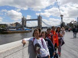 Alumnos de Primaria del Colegio allandés de Berducedo,  gentelmen en Londres