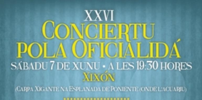 Poniente acoge hoy el Conciertu pola Oficialidá