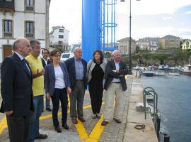 El Puerto de Tapia luce los muelles reparados de Afuera y Rocín
