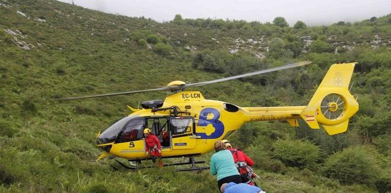 Rescatados varios excursionistas en sendas operaciones en la zona de El Sueve