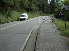 A licitación la reparación de un argayu en la carretera AS-257, en Colunga, por 74.585 €