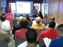 Manuel Iñarra preside la primera asamblea de afiliados tras su elección