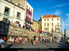 Balconada al verano en Gijón