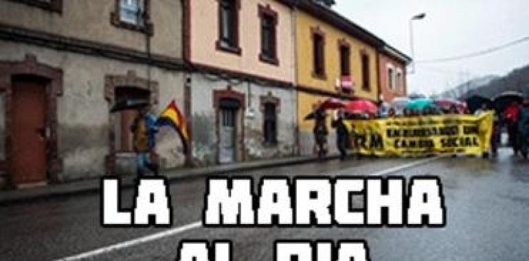 Manifestación el sábado ante la Junta General tras marcha a pie desde Lugones 