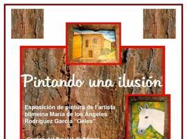 “Pintando una ilusión” na Casona del Bravial a cargu de Ángeles Rodríguez