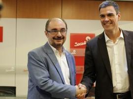 Lambán ve a Javier Fernández "en la encomienda de cualquier responsabilidad"